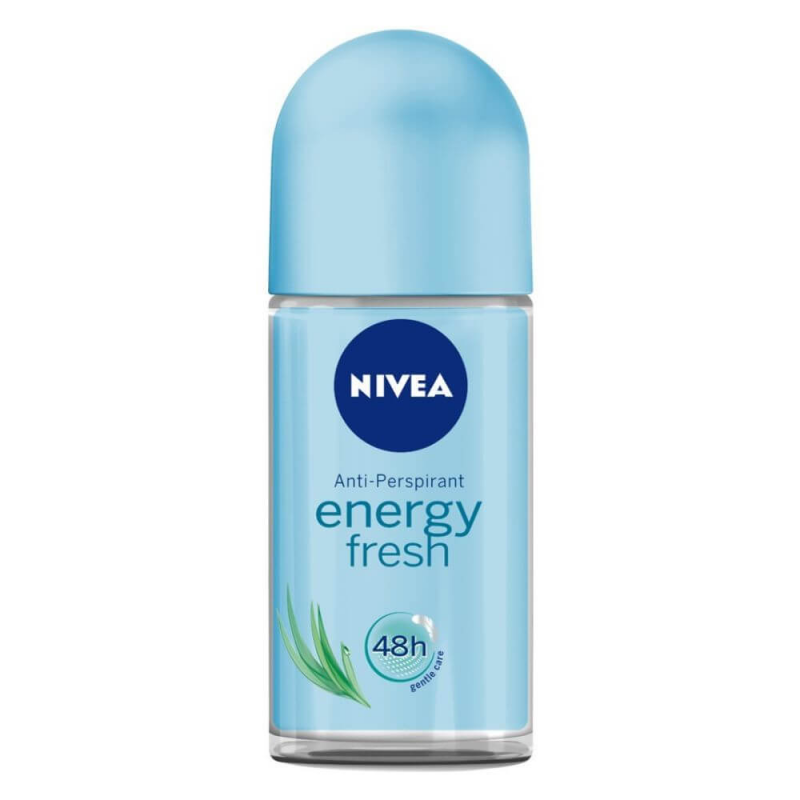  Deodorant Roll On Anti-Perspirant NIVEA Energy Fresh, 50 ml, Protectie pana la 48h 