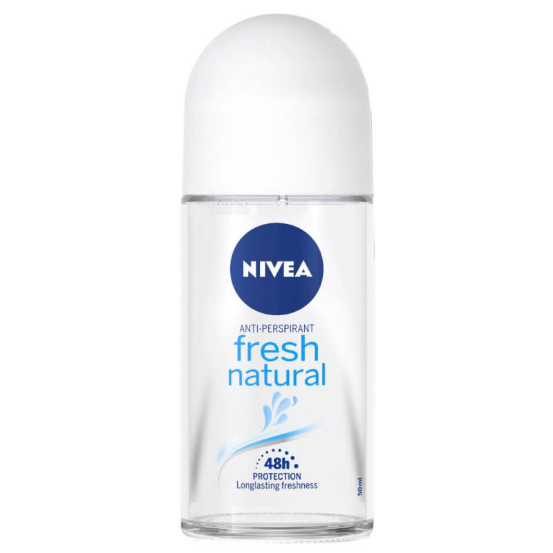 Deodorant Roll On Anti-Perspirant NIVEA Fresh Natural, 50 ml, Protectie pana la 48h