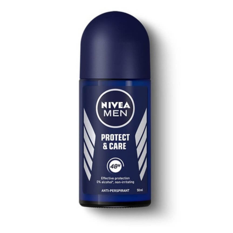  Deodorant Roll On Anti-Perspirant NIVEA Men Protect & Care, 50 ml, Protectie 48h 