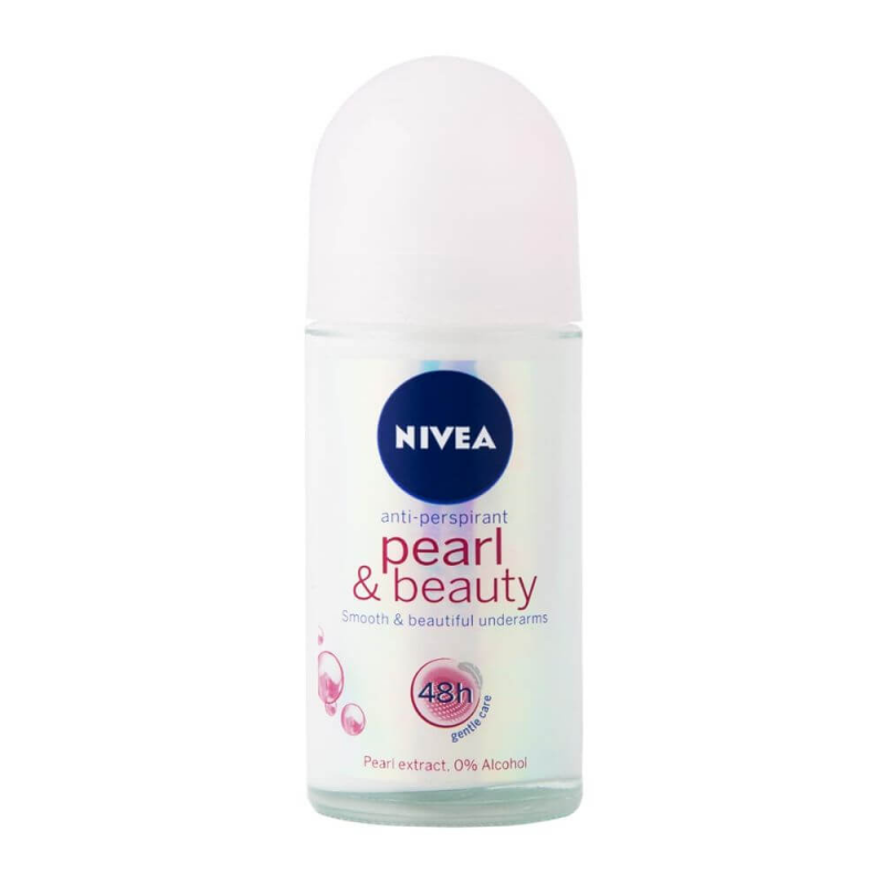  Deodorant Roll On Anti-Perspirant NIVEA Pearl & Beauty, 50 ml, Protectie pana la 48h 