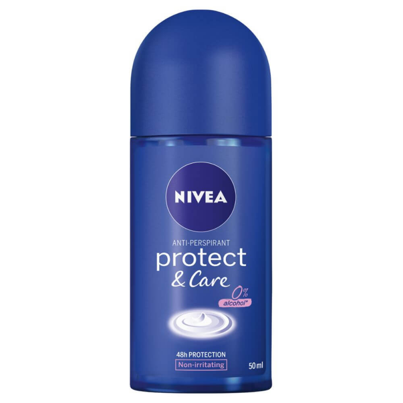 Deodorant Roll On Anti-Perspirant NIVEA Protect & Care, 50 ml, Protectie pana la 48h