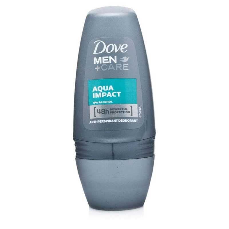  Deodorant Roll-On Dove Men Aqua Impact, 50 ml, Protectie 48 h 