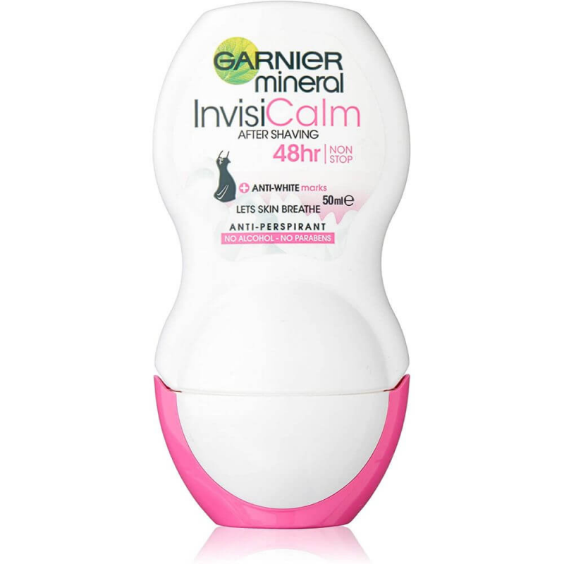  Deodorant Roll-On Garnier InvisiCalm After Shaving, 50 ml, Protectie 48 h 