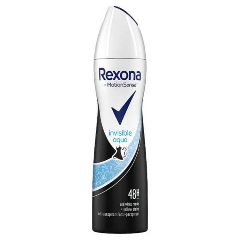 Deodorant Spray REXONA Invisible Aqua, 150 ml, Protectie 48h