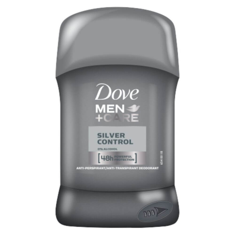  Deodorant Stick DOVE Care Silver Control 50 ml, Pentru Barbati 