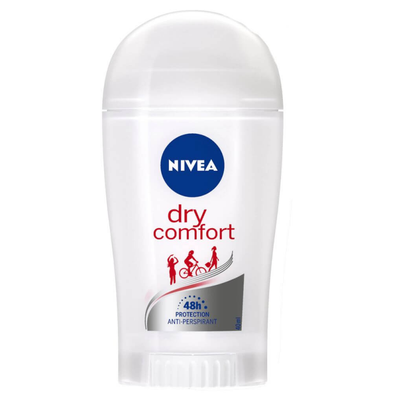  Deodorant Stick NIVEA Dry Comfort, 40 ml, Protectie 48h 