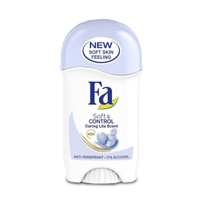  Deodorant Stick Solid FA Soft & Control, 50 ml, Protectie 48h 