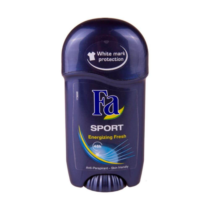 Deodorant Stick Solid FA Sport Energizing Fresh, 50 ml, Protectie 48h 