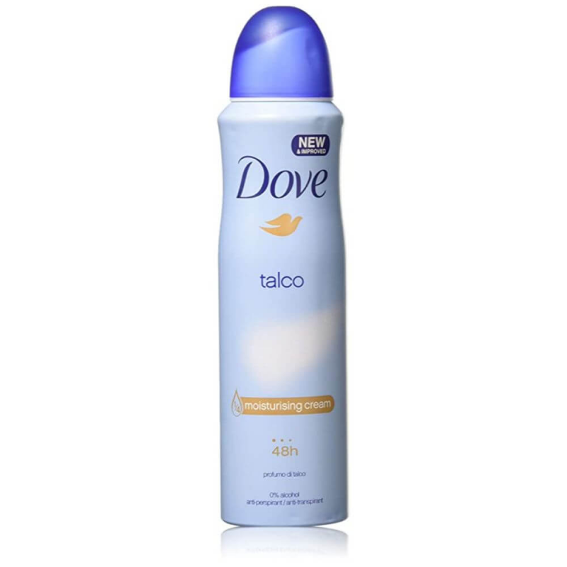  Spray Deodorant DOVE Talco, 150 ml 