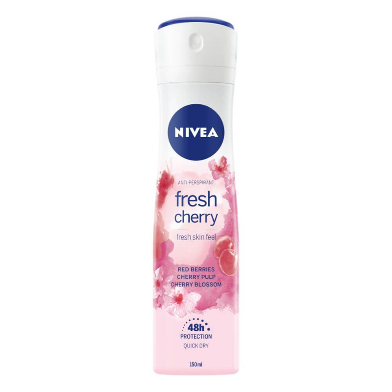  Spray Deodorant Nivea Fresh Cherry, 150 ml, Cirese 