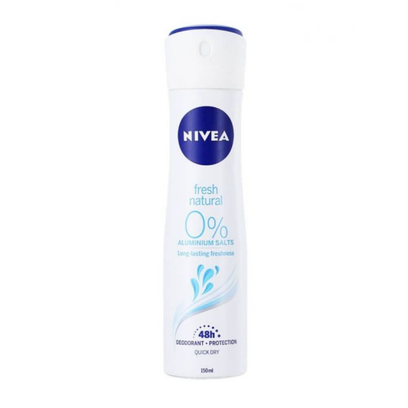  Spray Deodorant Nivea Fresh Natural, 150 ml, Bumbac 