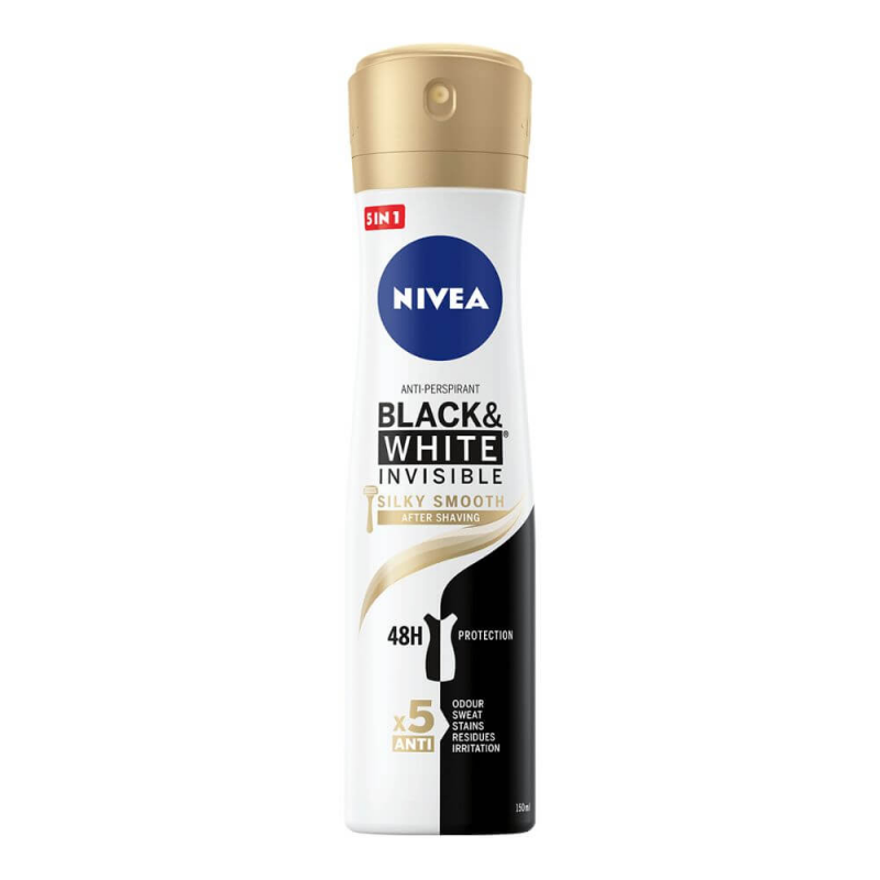  Spray Deodorant Nivea Black&White Invisible Silky Smooth 