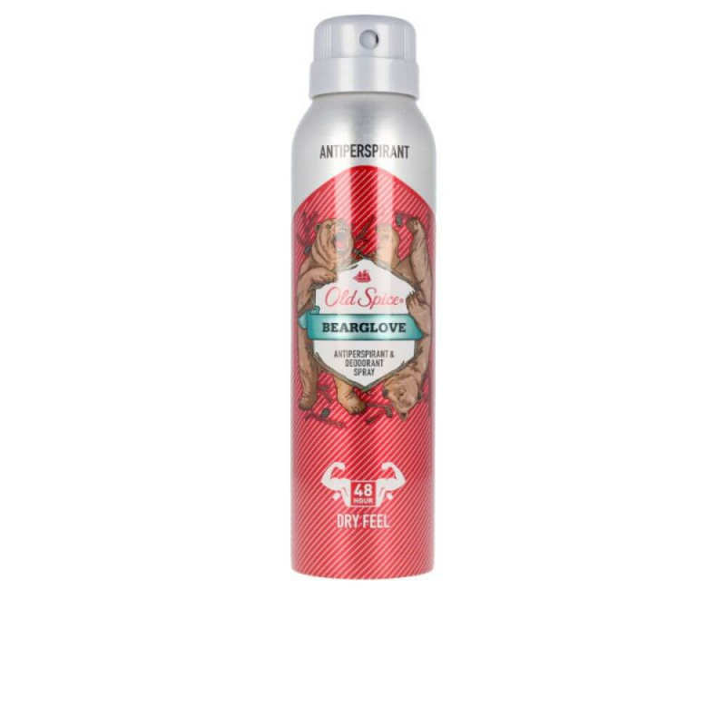  Spray Deodorant Old Spice Bearglove Dry Feel, 125 ml, pentru barbati 