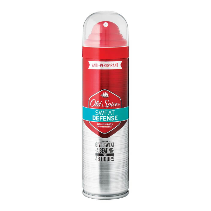  Spray Deodorant Old Spice Sweat Defense, 125 ml, pentru barbati 