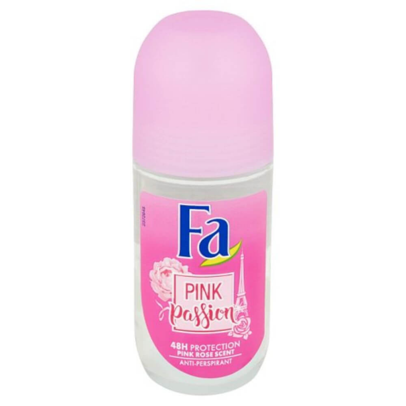 Deodorant Roll On FA, Pink Passion, 50 ml, 24 h Protectie, Formula Vegana