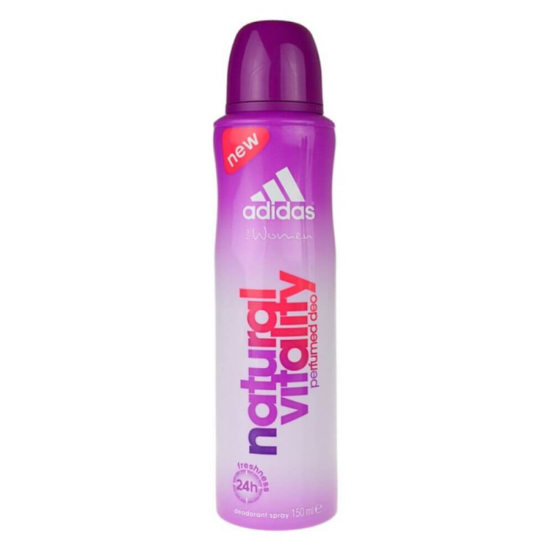  Spray Deodorant Antiperspirant Adidas Natural Vitality, 150 ml, pentru Femei 