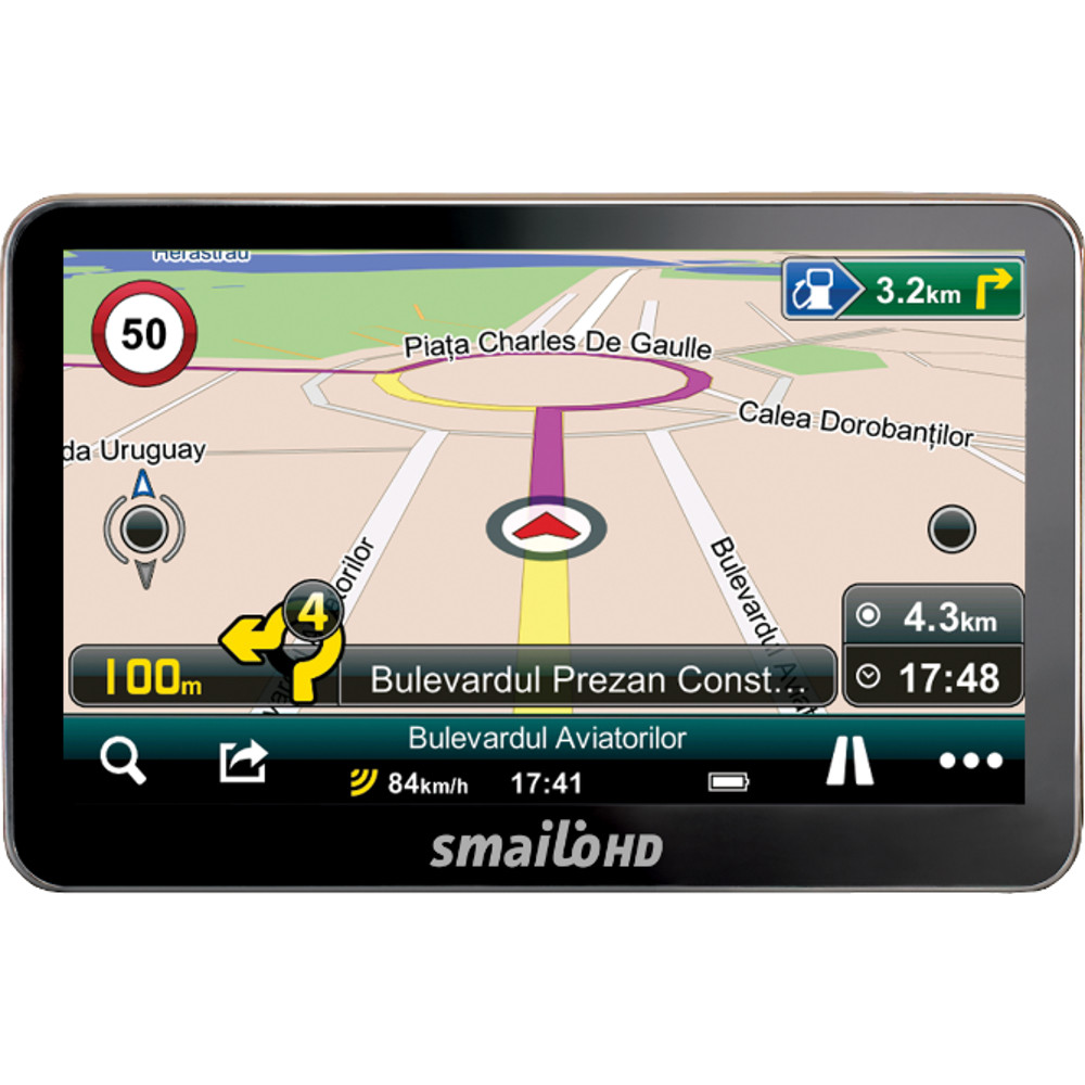  Navigatie GPS Smailo HD 5.0, harta Full Europe 