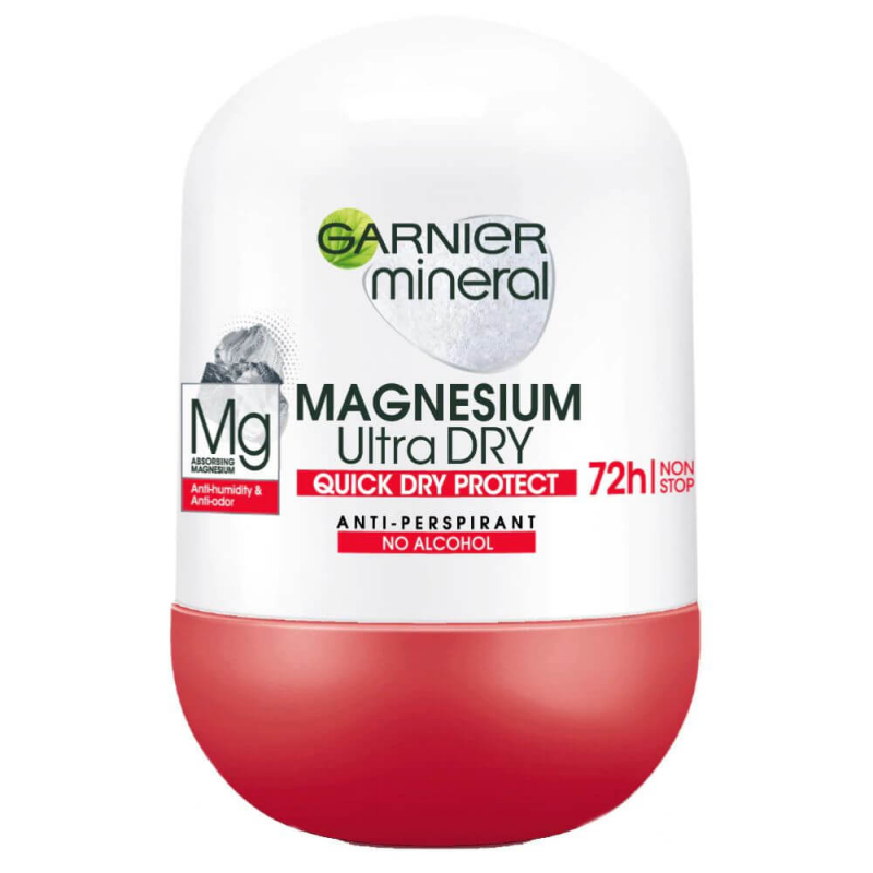  Antiperspirant Roll-On Garnier Mineral Magnesium Ultra Dry, 50 ml 