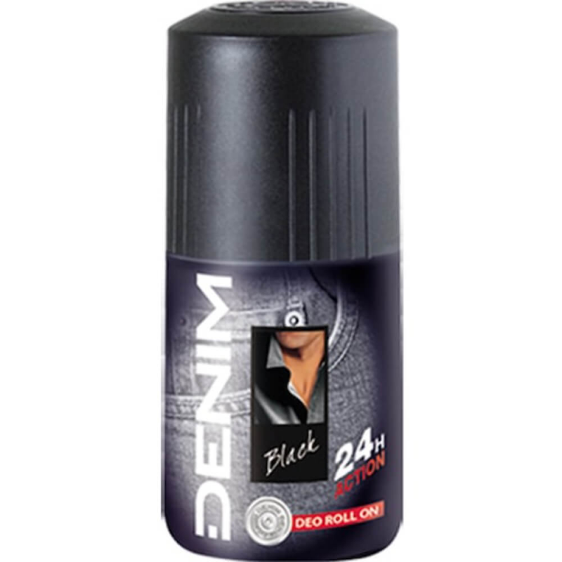  Deodorant Rollon pentru Barbati DENIM Black, 50 ml, Protectie 24h 
