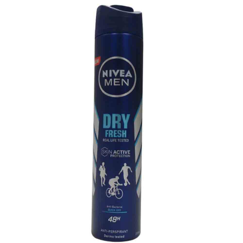  Deodorant Spray Nivea Men Dry Fresh, 200 ml 