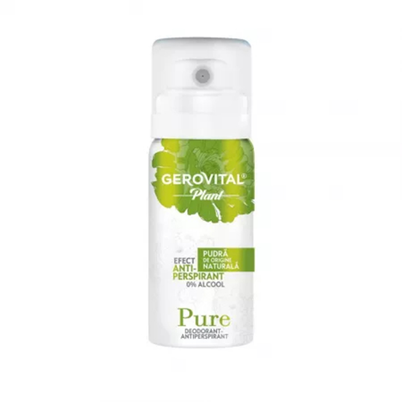  Antiperspirant Deodorant Gerovital Plant, Pure, 40 ml 