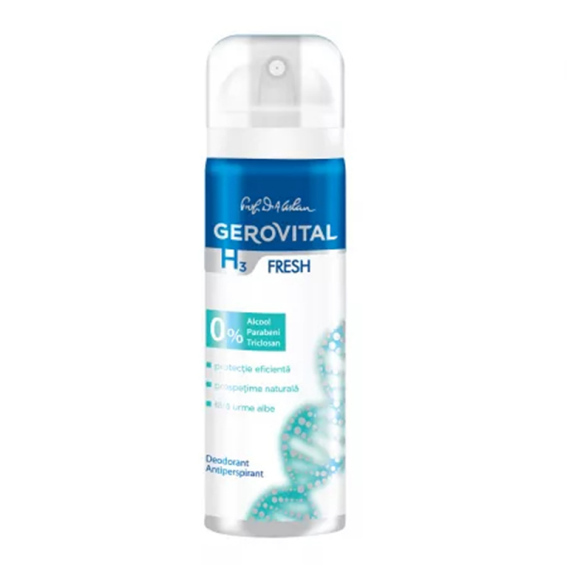  Deodorant Antiperspirant Gerovital H3 Fresh, 150 ml 