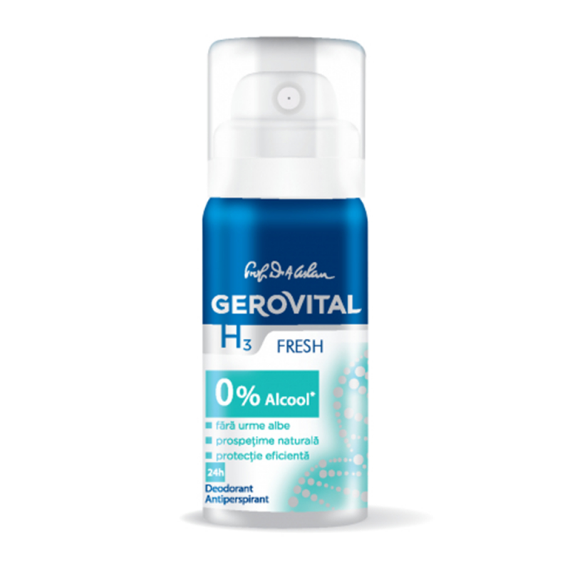 Deodorant Antiperspirant Gerovital H3 Fresh, 40 ml