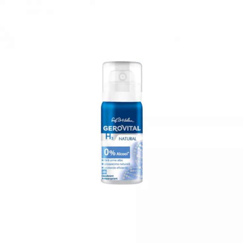 Deodorant Antiperspirant Gerovital H3 Natural, 40 ml