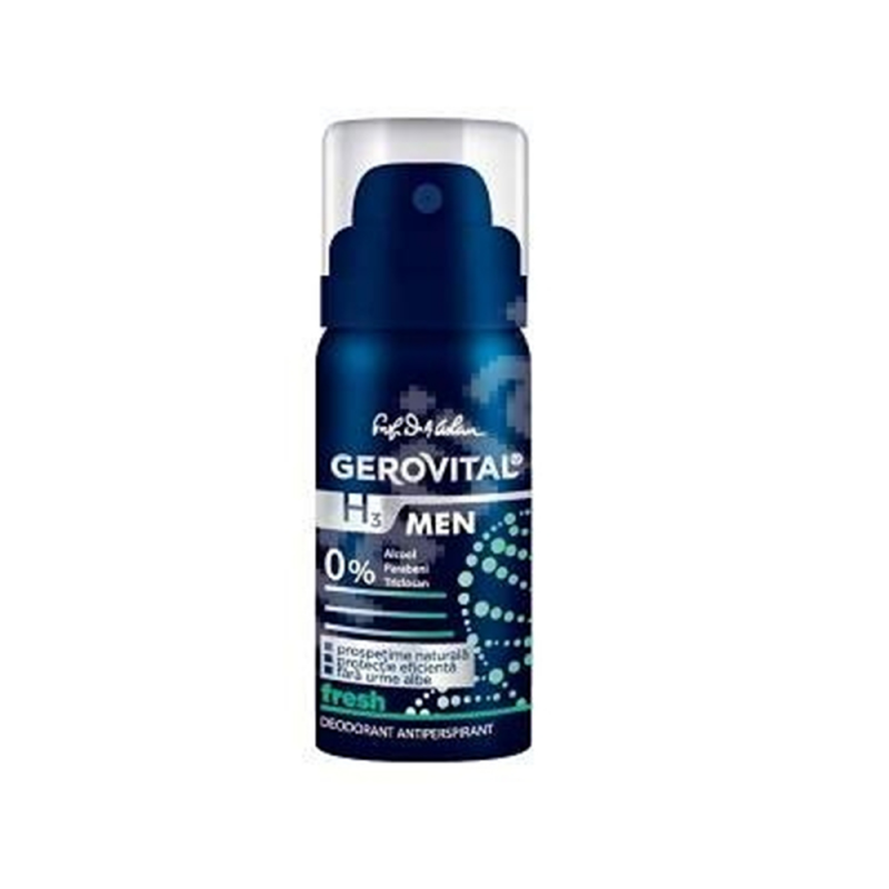  Deodorant Antiperspirant Gerovital H3 Men Fresh, 40 ml 