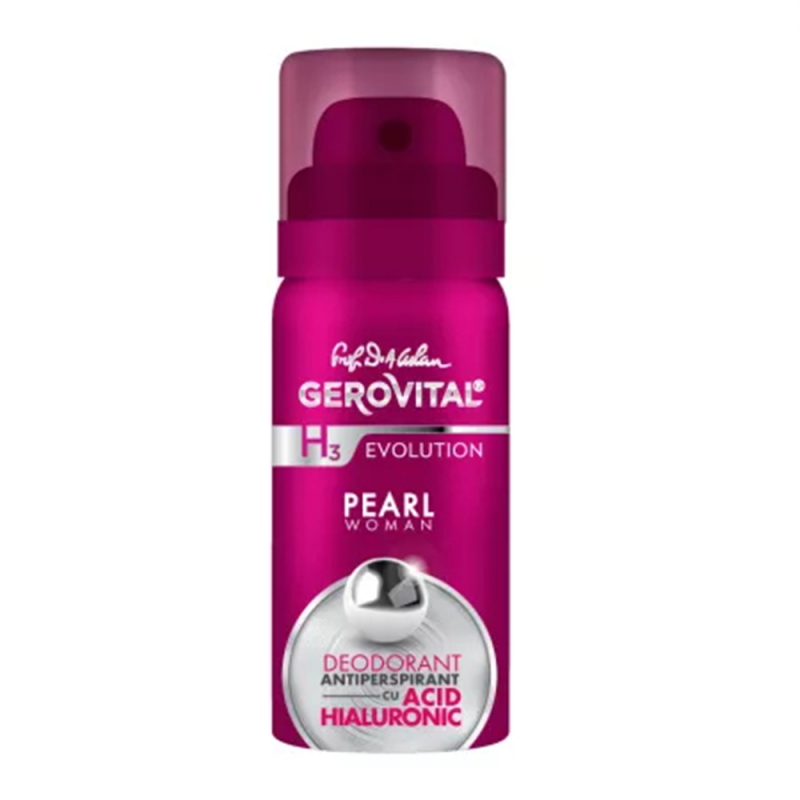  Deodorant Antiperspirant Gerovital H3 Woman Evolution Pearl, 40 ml 