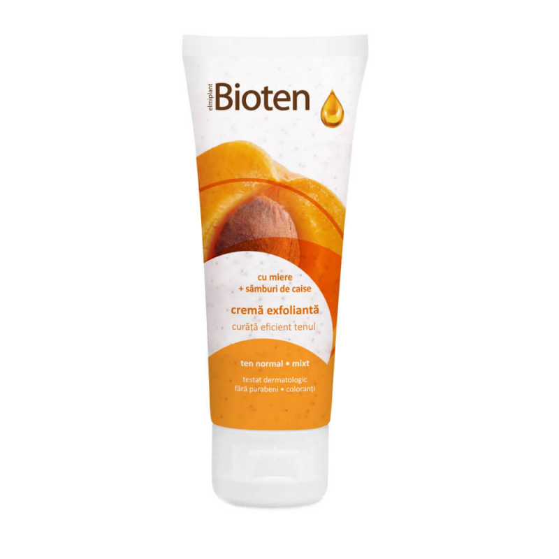 Crema Exfolianta pentru Ten Normal si Mixt Bioten, 75 ml