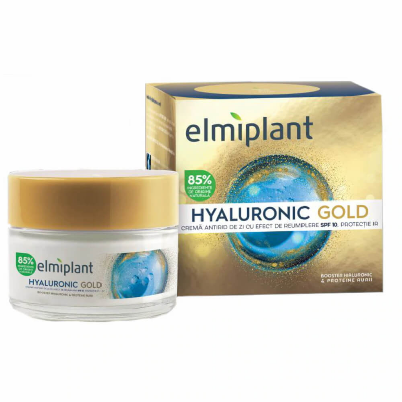 Crema de Zi Hyaluronic Gold Elmiplant, 50 ml