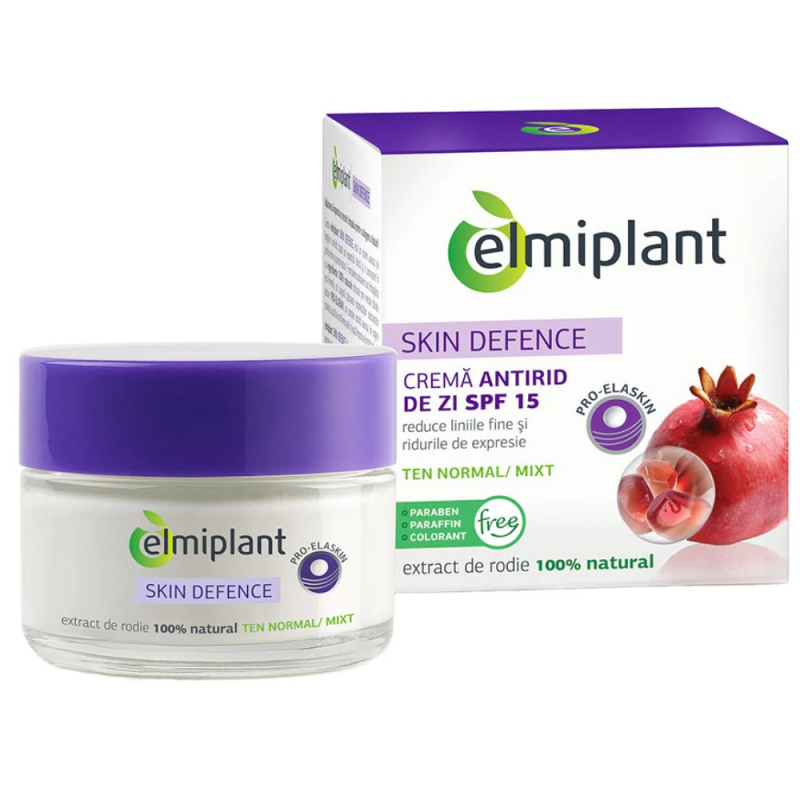 Crema de Zi Antirid Elmiplant Skin Defence 35+, 50 ml
