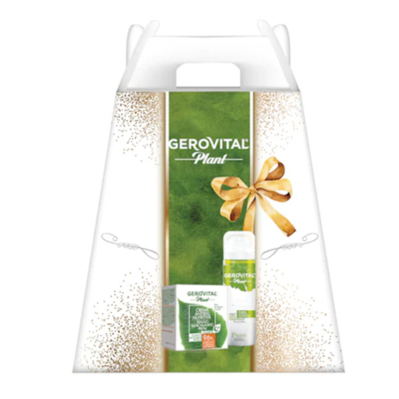  Set Cadou Gerovital Plant: Crema Antirid Nutritiva, 50 ml + Deodorant Pure, 150 ml 