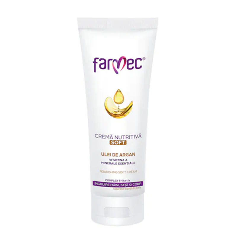 Crema Nutritiva Farmec Soft pentru Ten si Corp, 150 ml