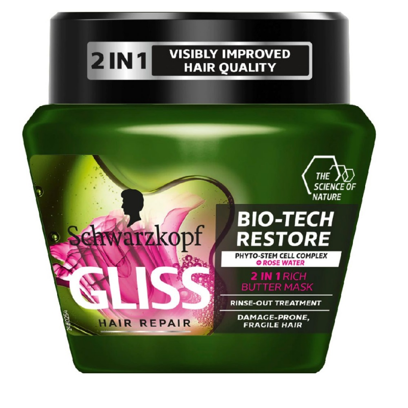  Masca Par GLISS Bio-Tech Restore, 300 ml, Par Fragil 