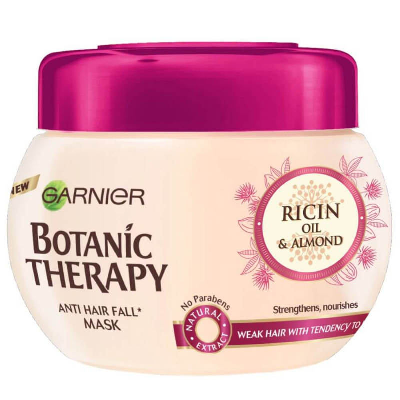  Masca Anti Cadere Par, 300 ml, Garnier Botanic Therapy Ricin Oil & Almond 