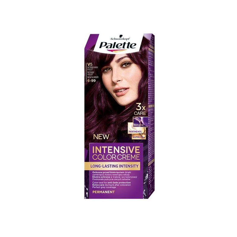 Vopsea de Par Permanenta PALETTE Intensive Color Cream V5, 110 ml, Violet Intens