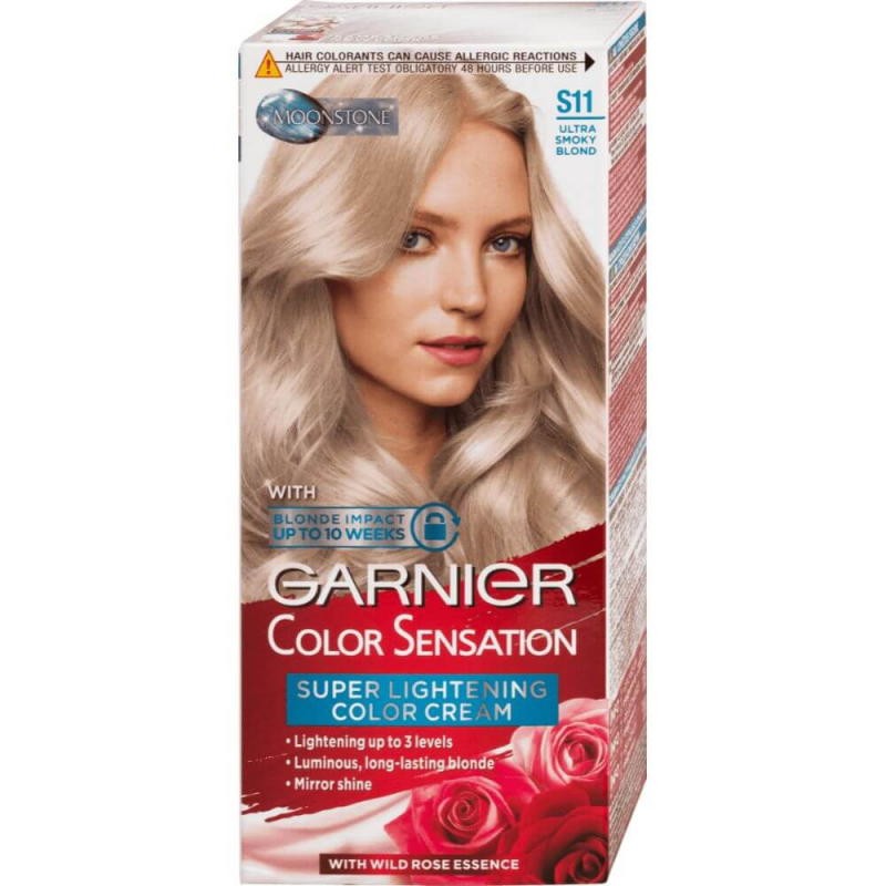 Vopsea de Par Permanenta Garnier Color Sensation S11, 110 ml, Ultra Smoky Blond