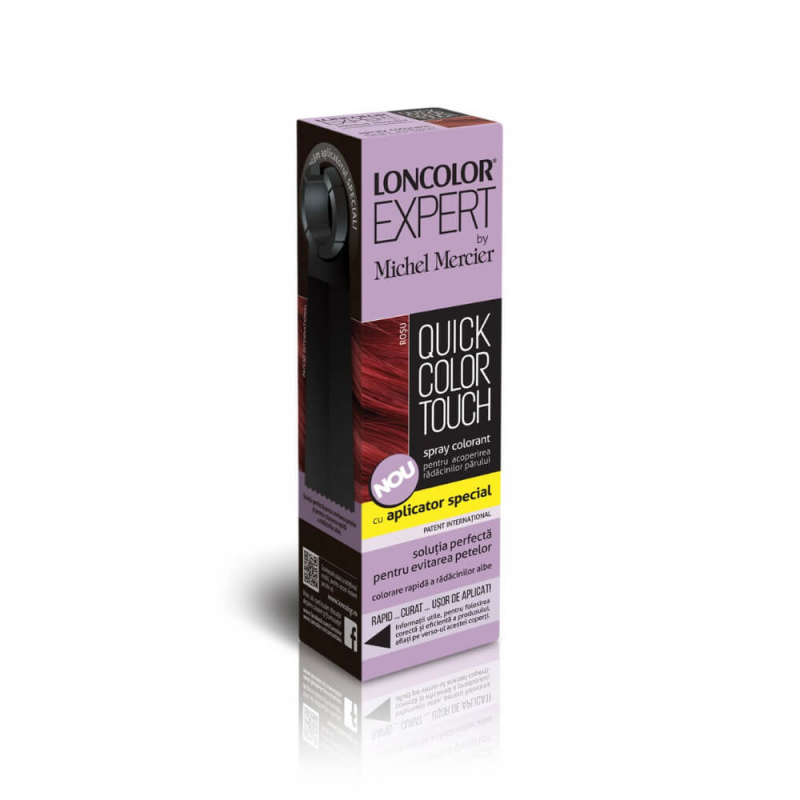  Vopsea Par Spray Radacini, LONCOLOR Expert Quick Color Touch, Rosu, 120 ml 
