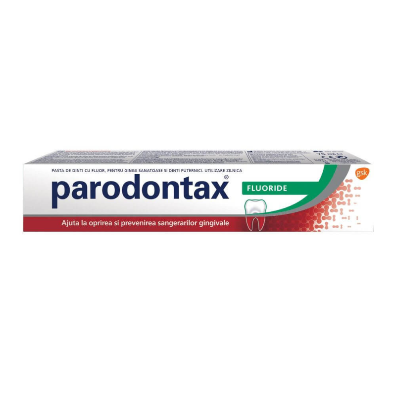  Pasta de Dinti Parodontax Fluoride, 75 ml, Aroma Menta 