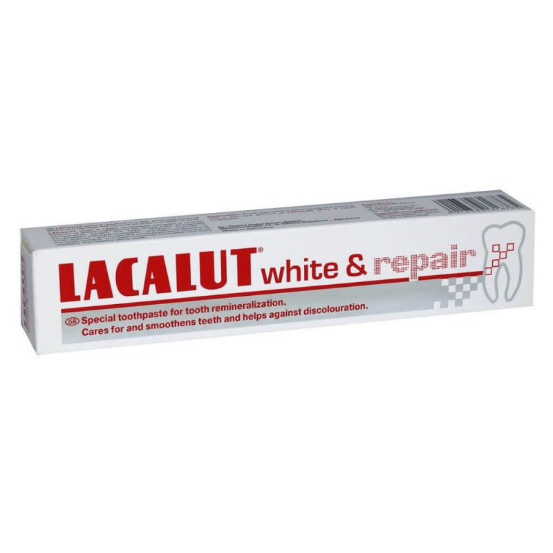  Pasta Dinti Lacalut White And Repair Fluor, Aroma Menta, 75 ml 
