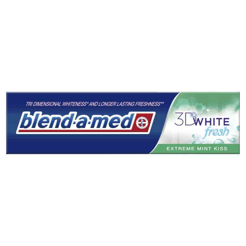  Pasta de Dinti Blend-a-Med 3D White Fresh Extreme Mint Kiss, 100 ml 