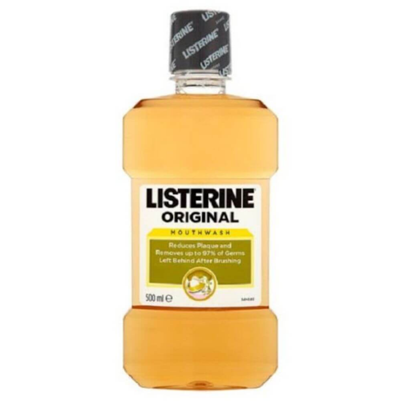  Apa de Gura Listerine Original, 500 ml, Plante 