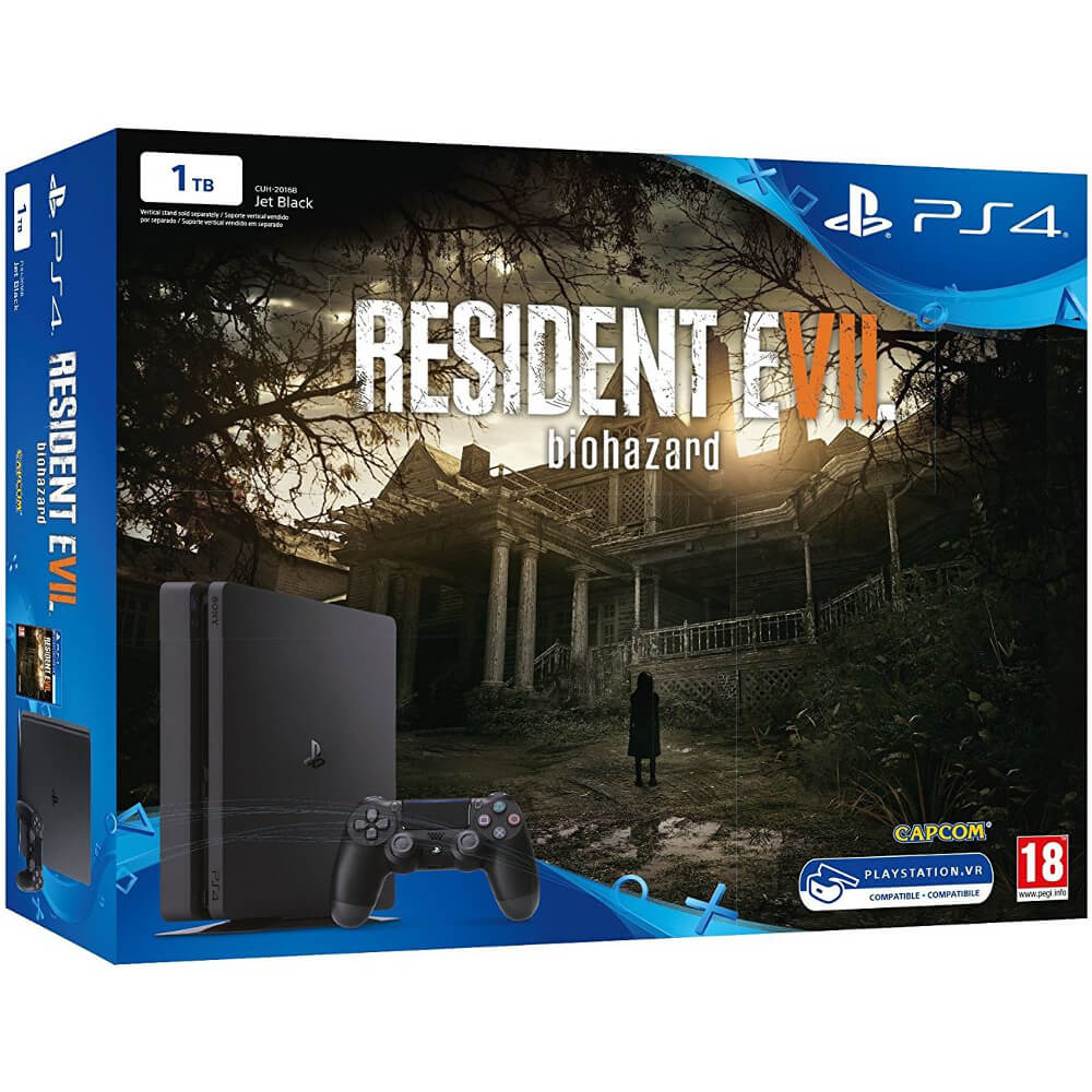 Consola Sony PS4 Slim (PlayStation 4),&nbsp;1TB, Resident Evil 7