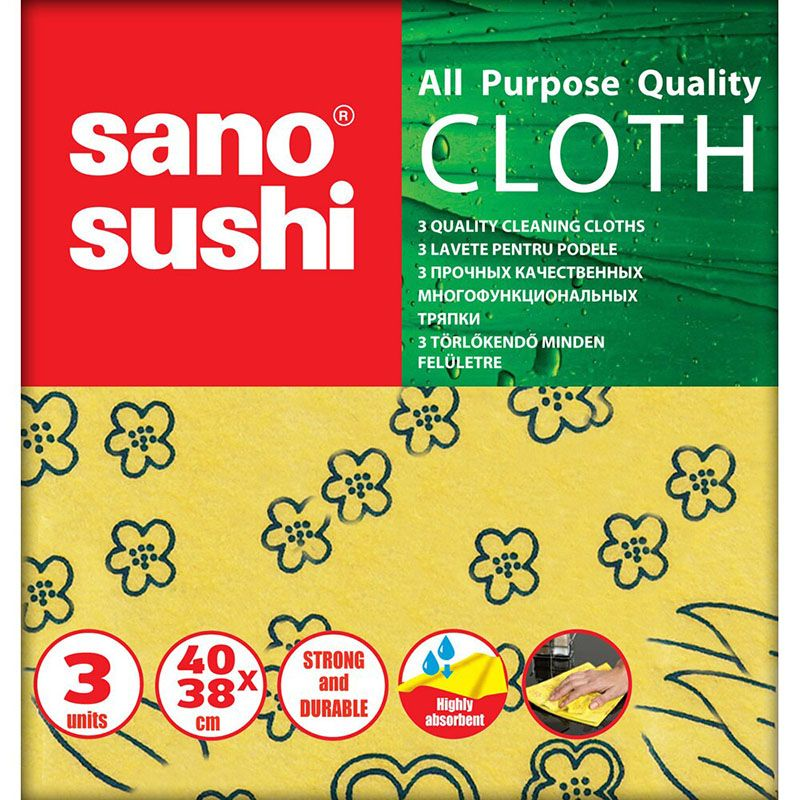  Lavete uscate Sano Sushi Cloth, 3buc 