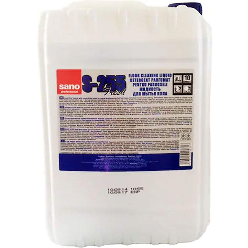 Detergent profesional Sano Floor S-255 pentru pardoseli, 10l