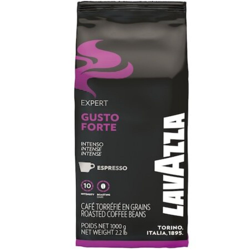 Cafea Boabe Lavazza Gusto Forte Expert, 1 kg/buc, 6 buc/bax