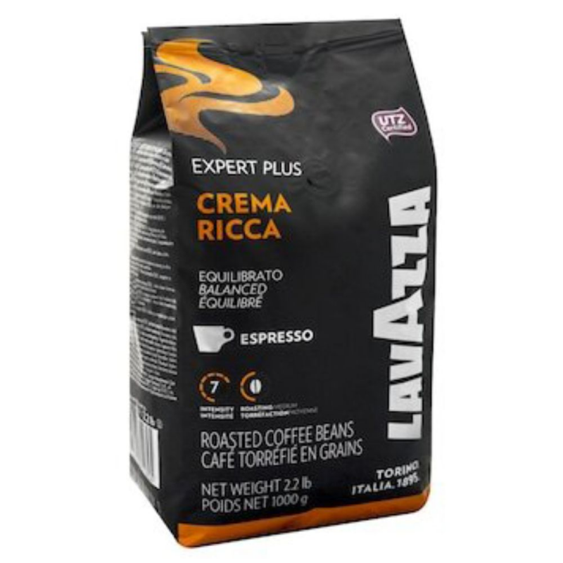 Cafea Boabe Lavazza Crema Ricca Utz Expert, 6 Kg, 6 Buc/bax