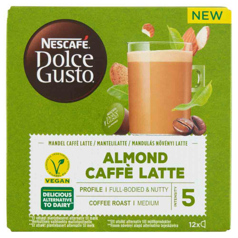  Capsule Nescafe Dolce Gusto Almond Caffe Latte, 12 Capsule, 132 g 